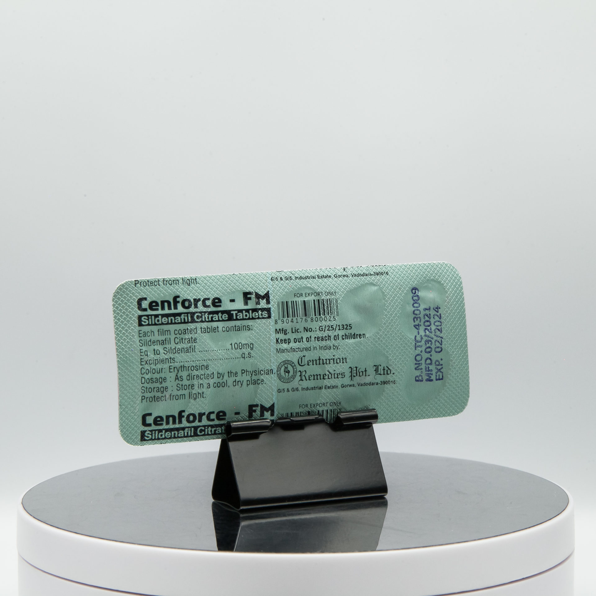 Cenforce-FM 100 mg Centurion Laboratories