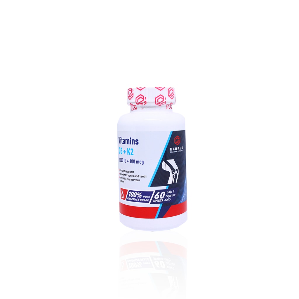 Vitamin D3 + K2 Elbrus Pharmaceuticals