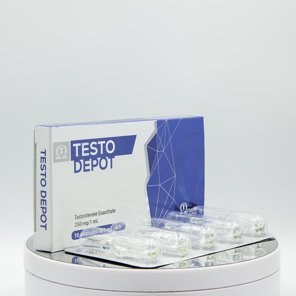 Testo Depot (Testosterone Enanthate) 250 mg Omega Meds