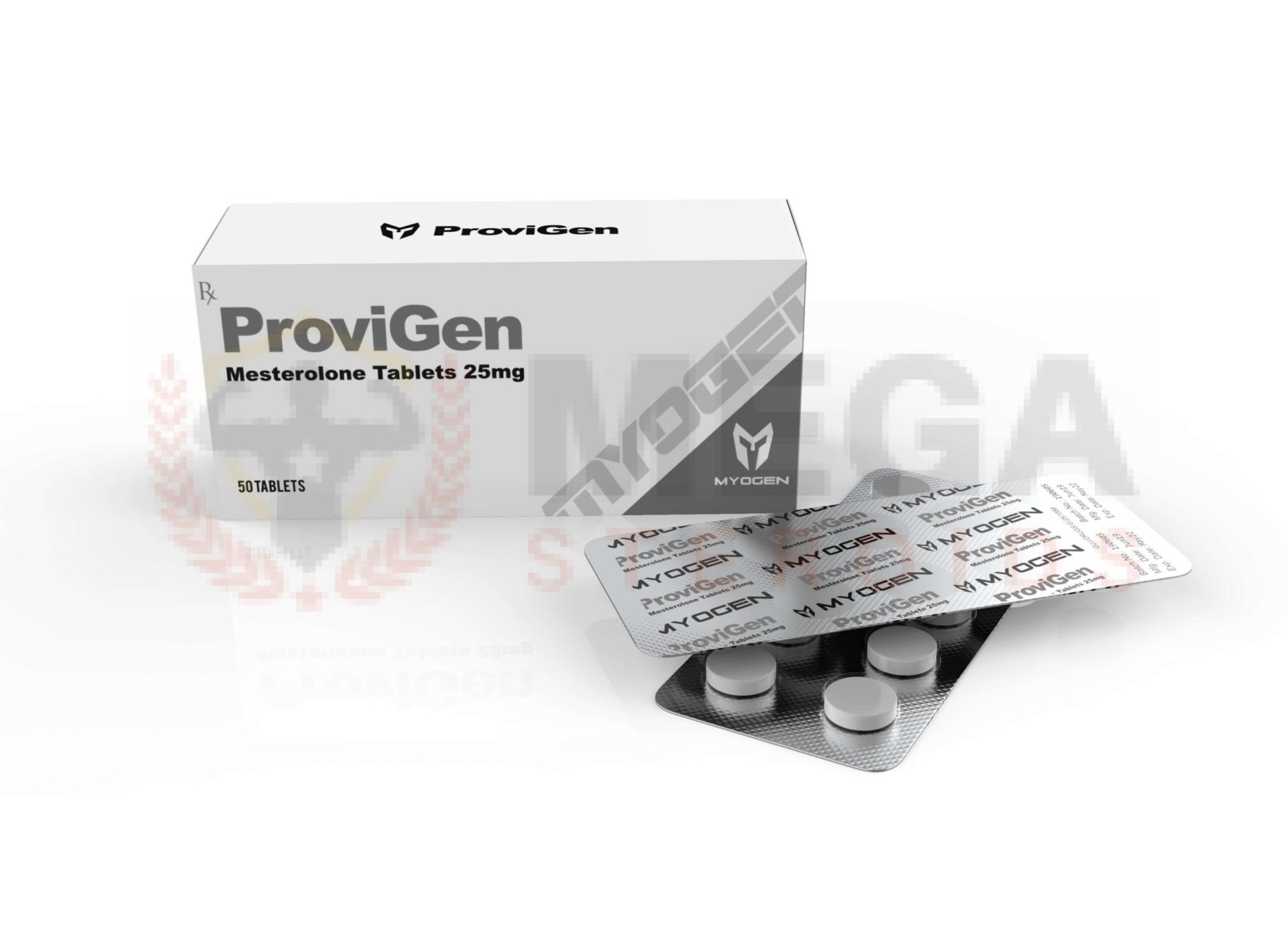 Provigen – Anti Estrogen Proviron 25 mg/compressa – Scatola da 50 compresse – MyoGen