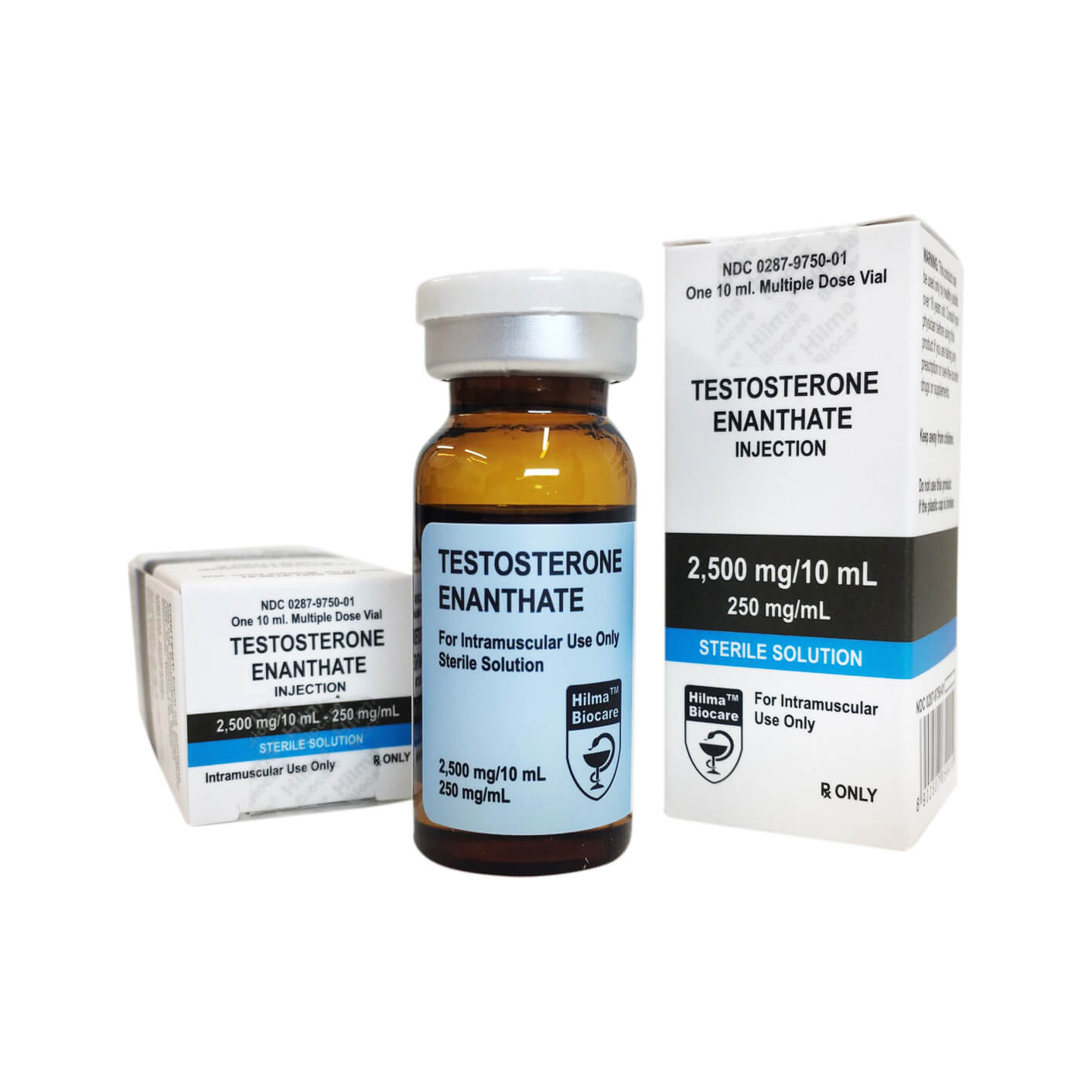 Testosterone Enanthate – 250 mg/ml – Flaconcino da 10ml – Hilma Biocare