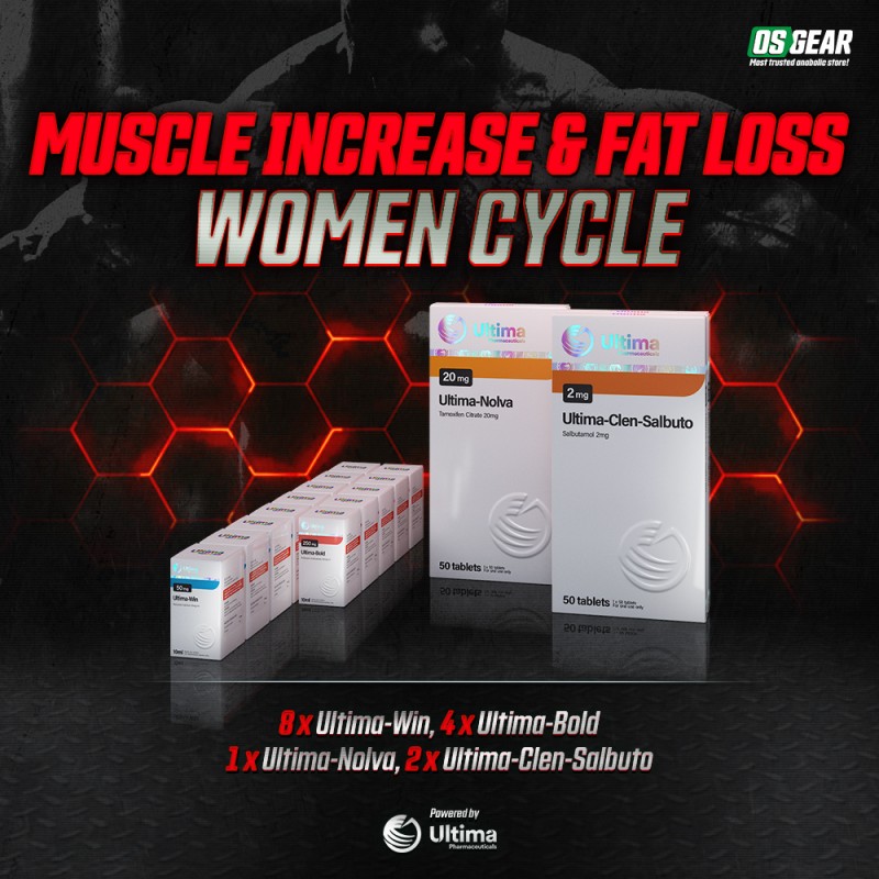 Muscle Increase & Fat Loss Women Cycle Ultima Pharmaceuticals