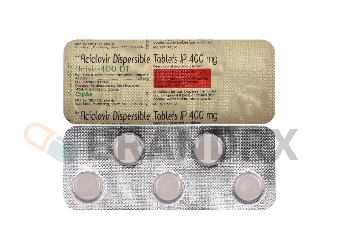 Acivir DT 400 mg Cipla
