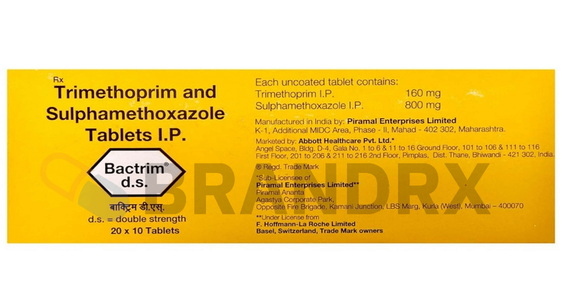 Bactrim DS 160/800 mg Abbott Healthcare Pvt. Ltd.