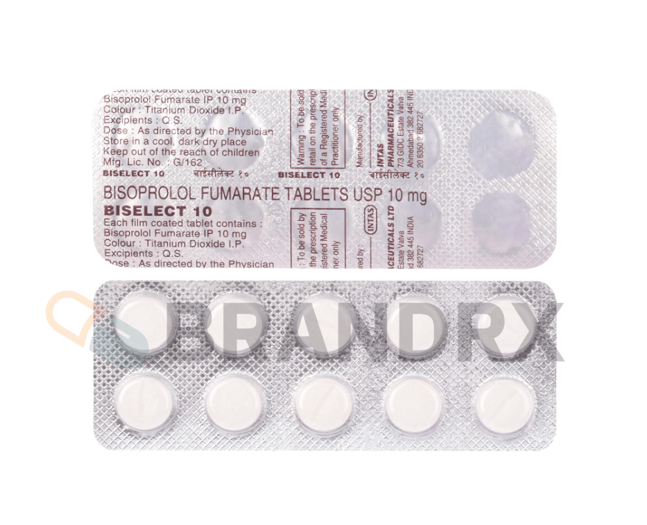 Biselect 10 mg Intas Pharmaceuticals