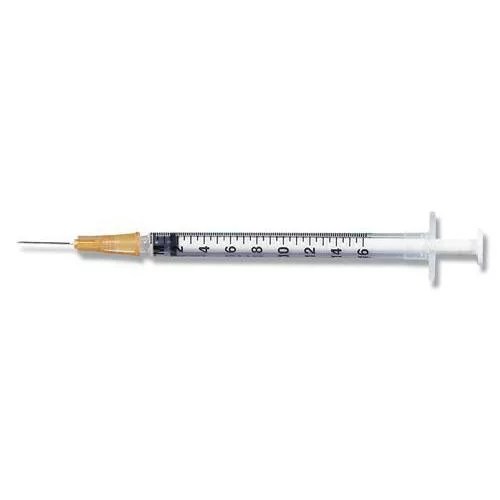10 x 1ml Insulin Syringe with Needle Becton Dickinson
