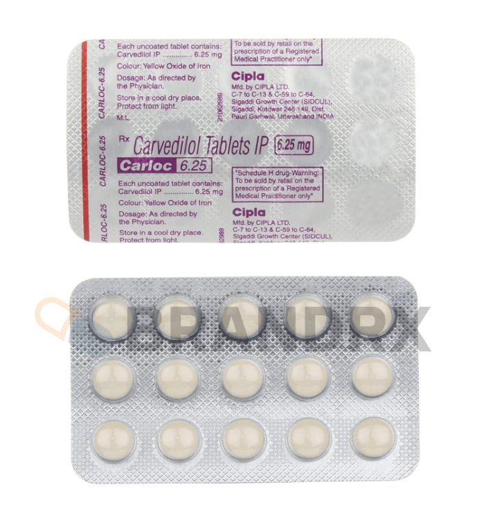 Carloc 6.25 mg Cipla