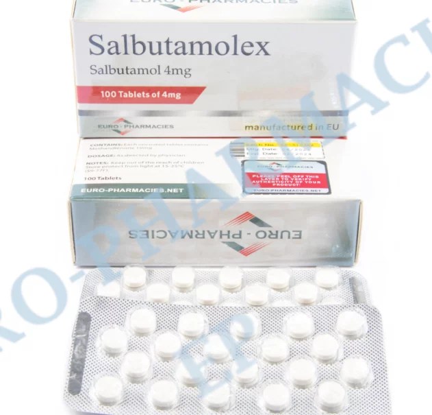 Salbutamolex (salbutamol) – 4mg/tab – 100 tab/blister EU Euro-Pharmacies