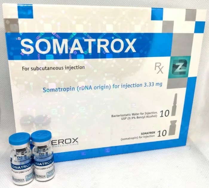 SOMATROX HGH Zerox Pharmaceuticals