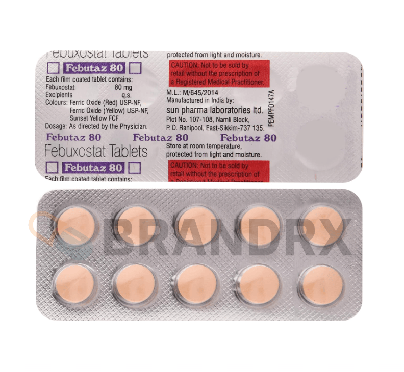 Febutaz 80 mg Sun Pharmaceuticals Industries