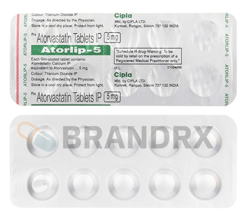 Atorlip 5 mg Cipla