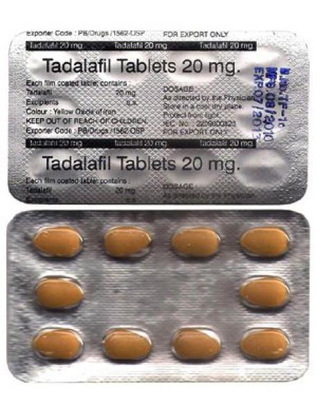 Tadalafil 20mg Aurochem Pharmaceuticals