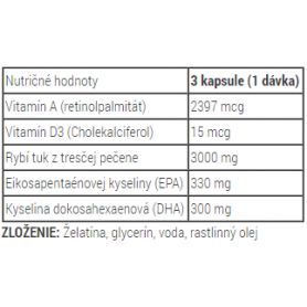 Metabolic Nutrition – Fish 3000 180 caps Metabolic Nutrition