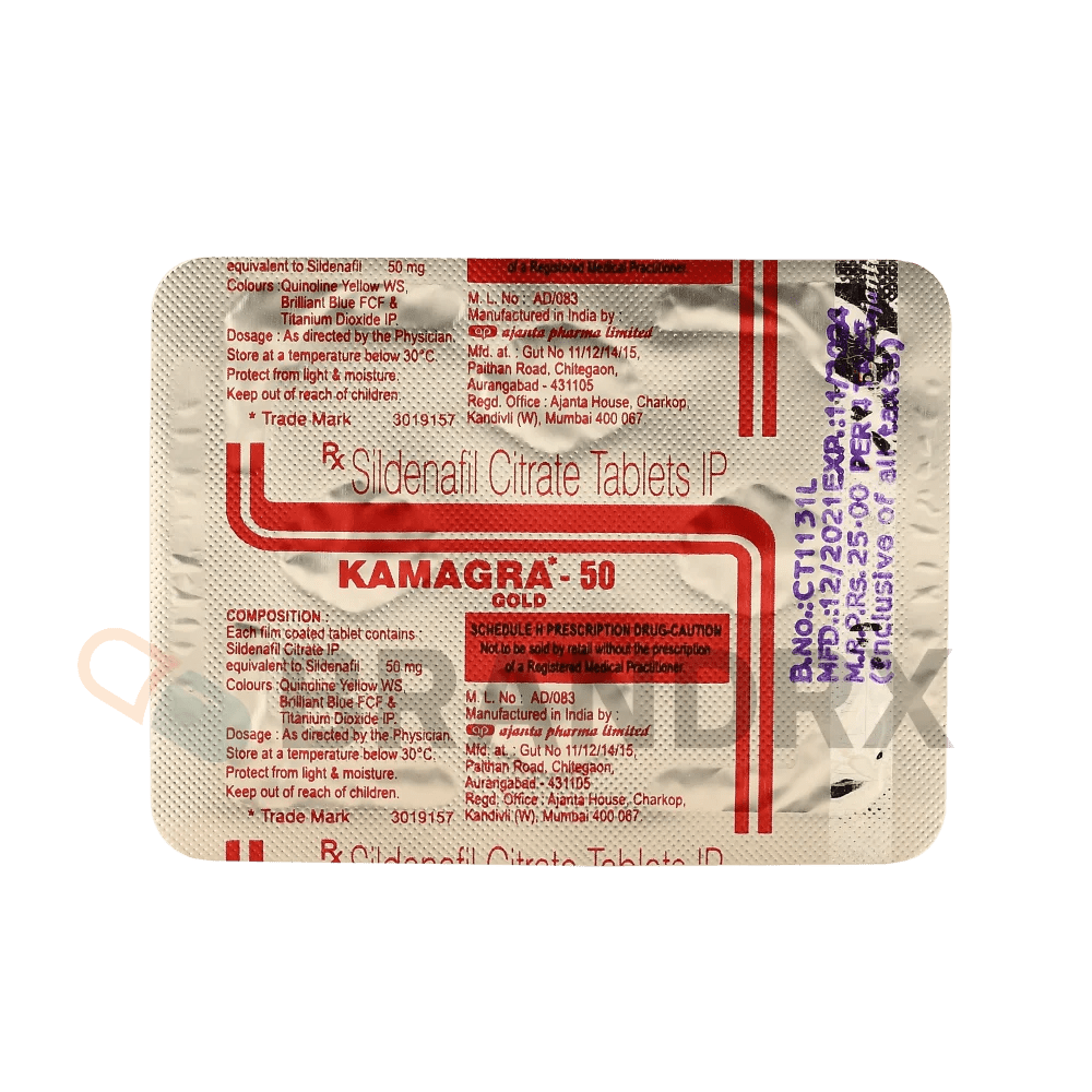 Kamagra Gold 50 mg Ajanta Pharma