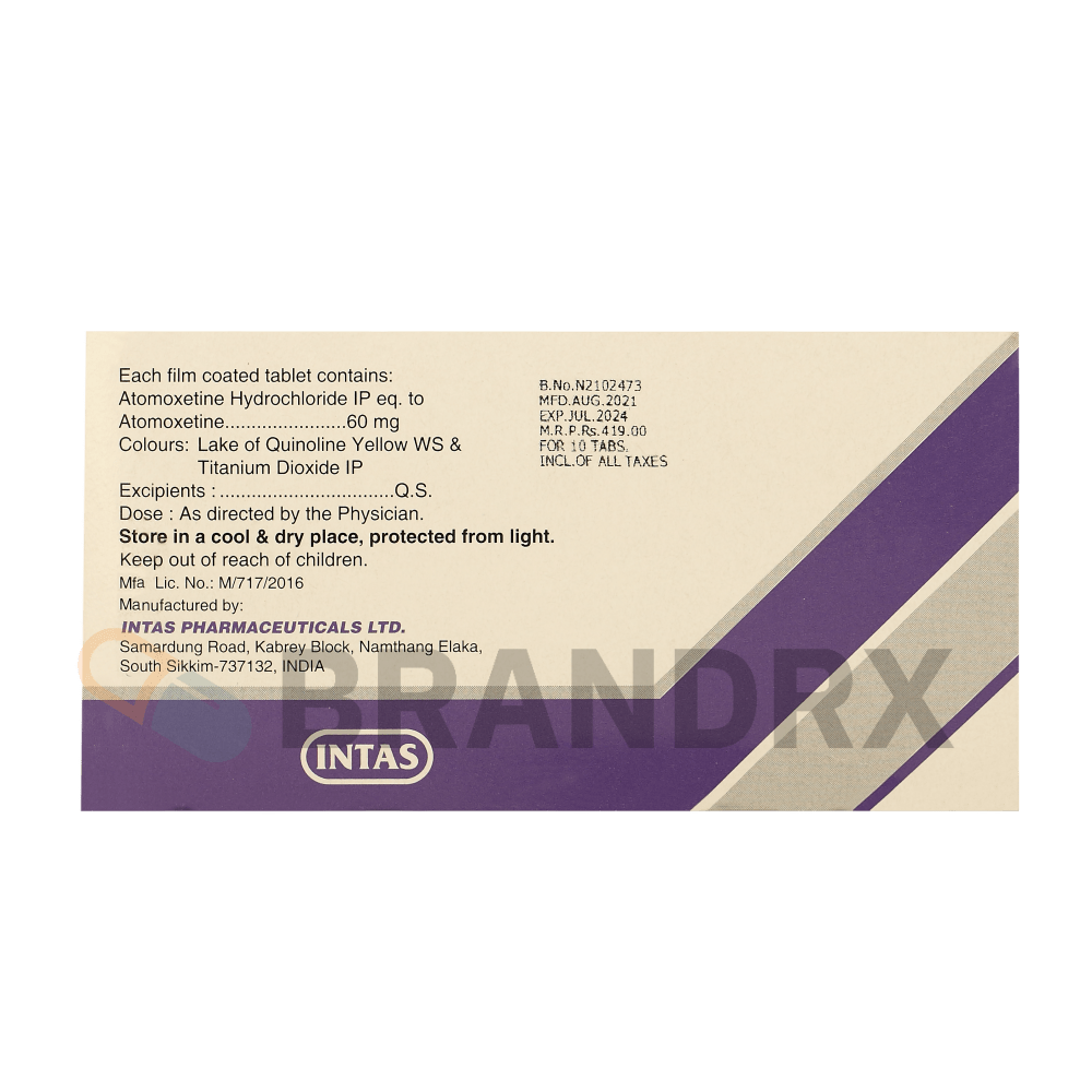 Axepta 60 mg Intas Pharmaceuticals