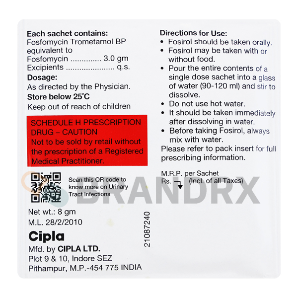 Fosirol Powder 3 gm Cipla