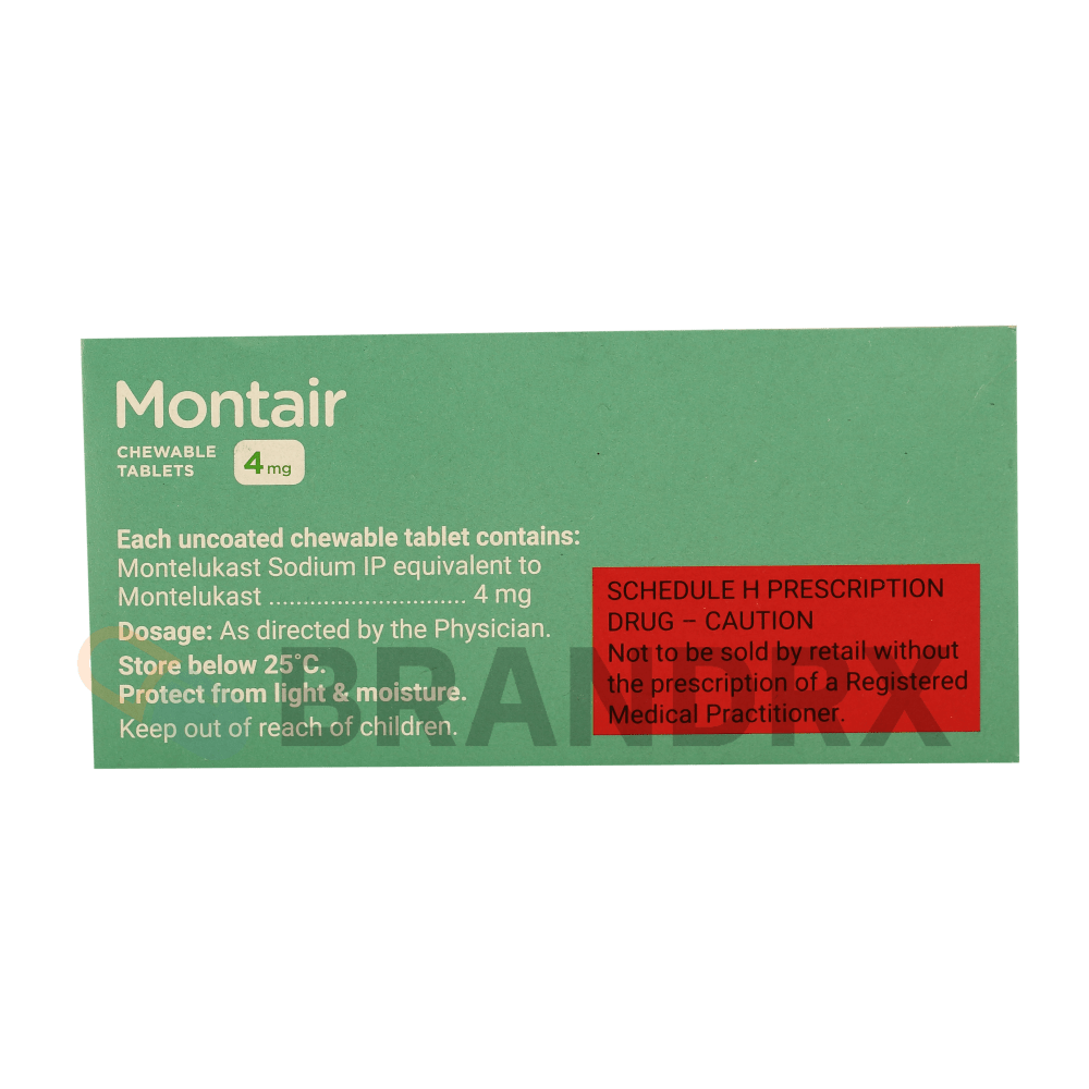 Montair Chewable 4 mg Cipla