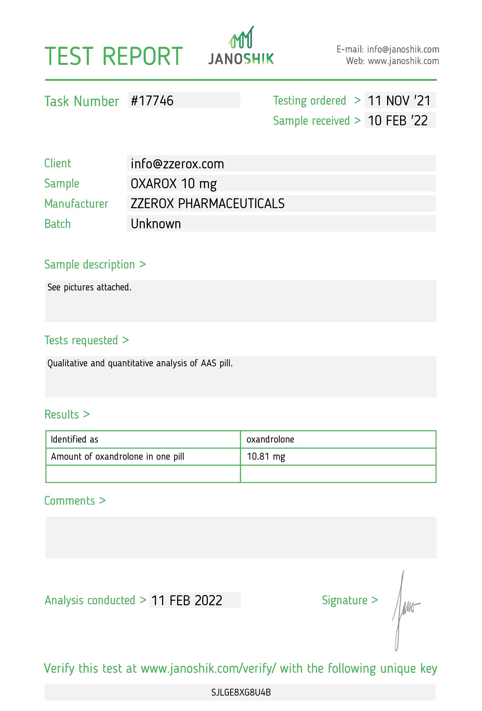 Oxarox Zerox Pharmaceuticals