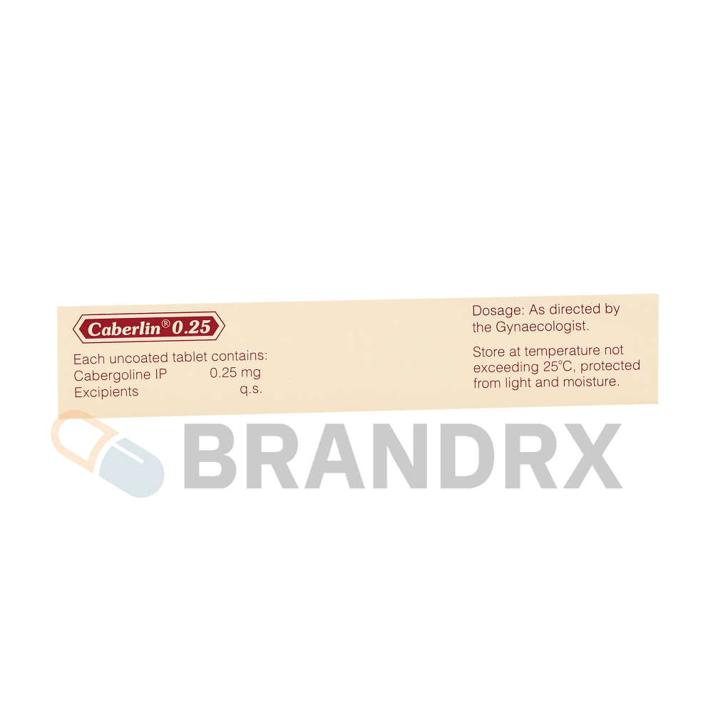 Caberlin 0.25 mg Sun Pharmaceuticals Industries