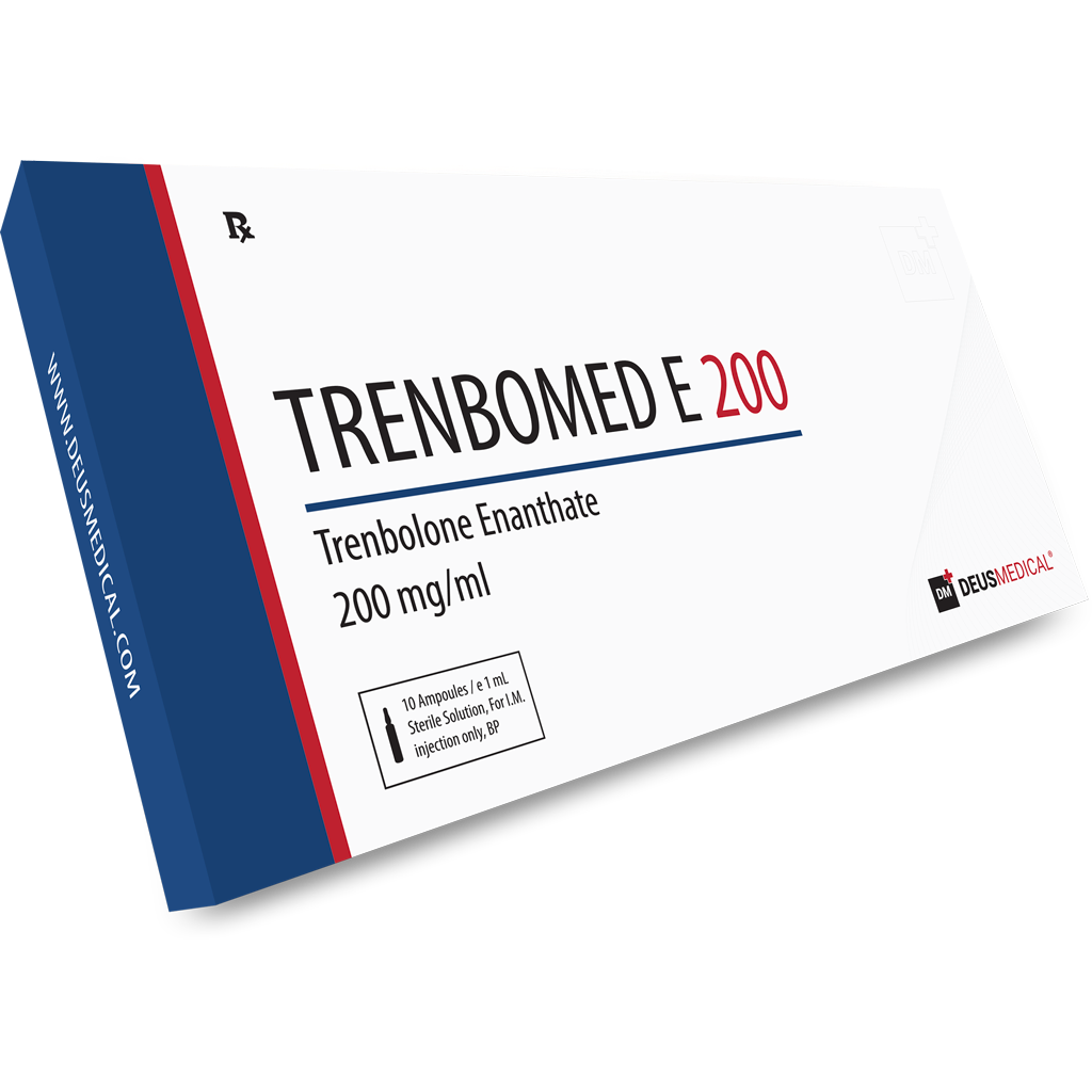 TRENBOMED E 200 (TRENBOLONE ENANTHATE) INJECTABLE STEROID IN AMPOULES Deus Medical