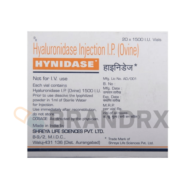 Hynidase Injection 1500 IU Shree Venkatesh
