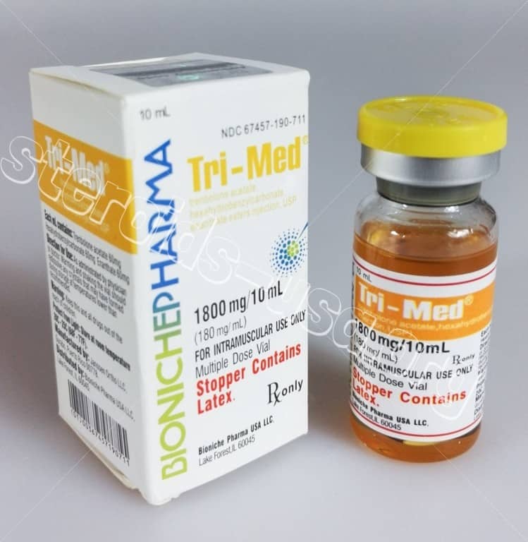 Tri-Med Bioniche Pharmacy (3 Trenbolones) 10ml (180mg/ml) Bioniche Pharmaceuticals