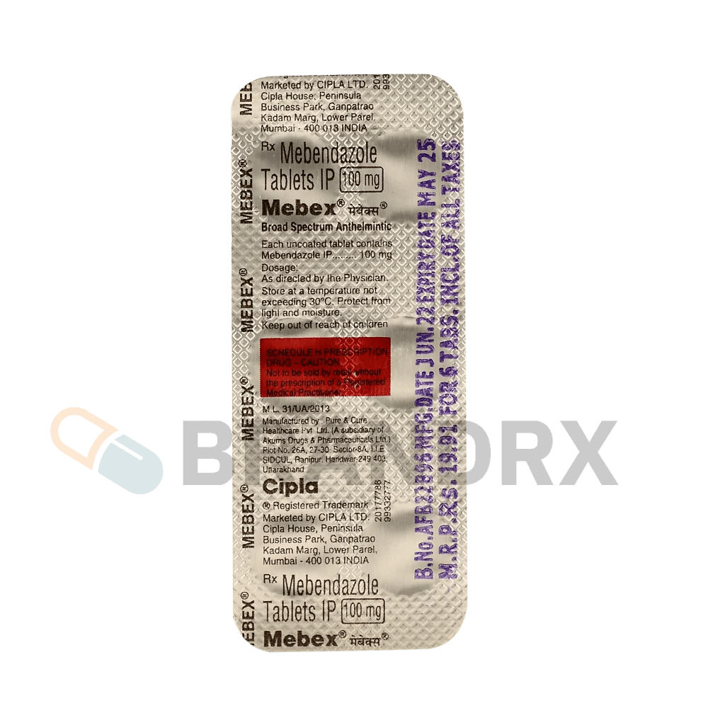 Mebex 100 mg Cipla