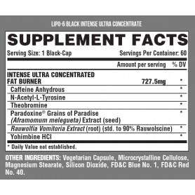 Nutrex – Lipo 6 Black UC Intense USA Nutrex