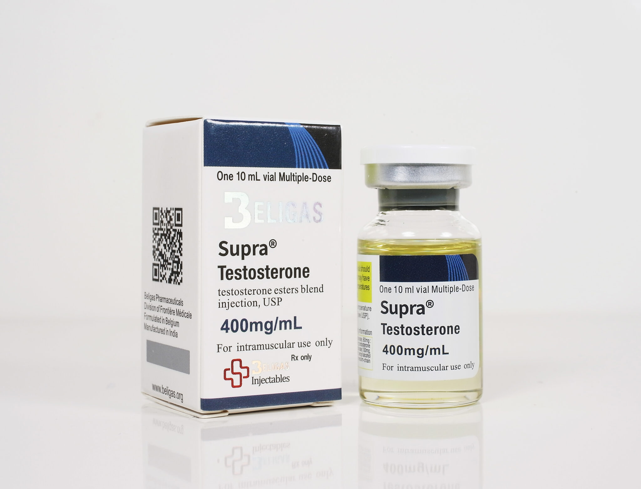 Beligas Pharma Supra Testosterone Ester Blend: 10ml/Vial, 400 mg/ml Beligas