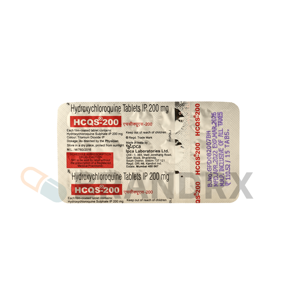 HCQS 200 mg Ipca Laboratories Ltd