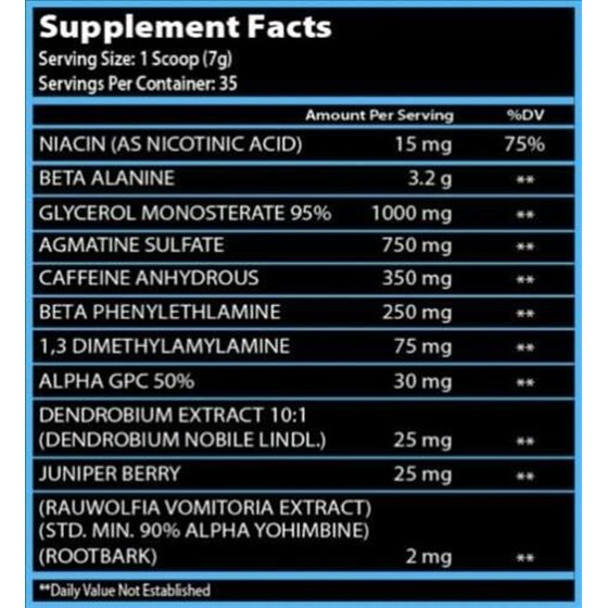 FIRSTCHOICE – SVG75 PRE WORKOUT 282 G FIRSTCHOICE SUPPLEMENTS