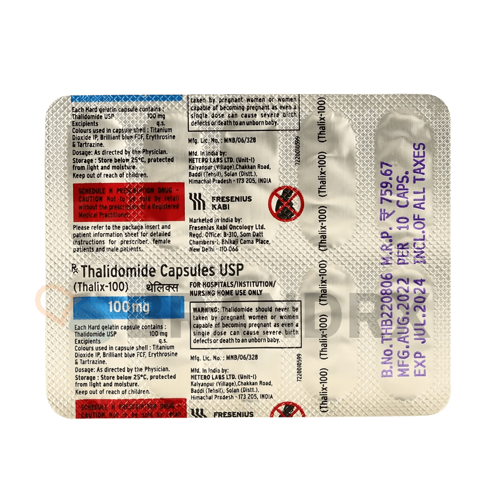 Thalix 100 mg Natco Pharmaceuticals Ltd.