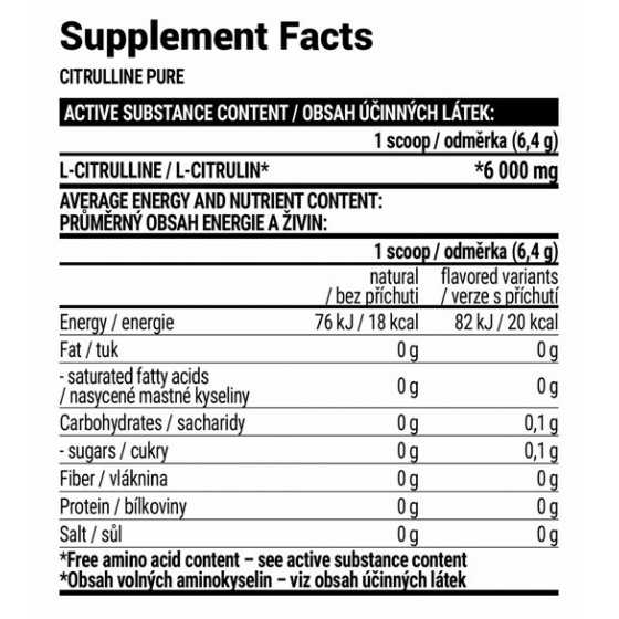 Extrifit – Pure Citruline EXTRIFIT