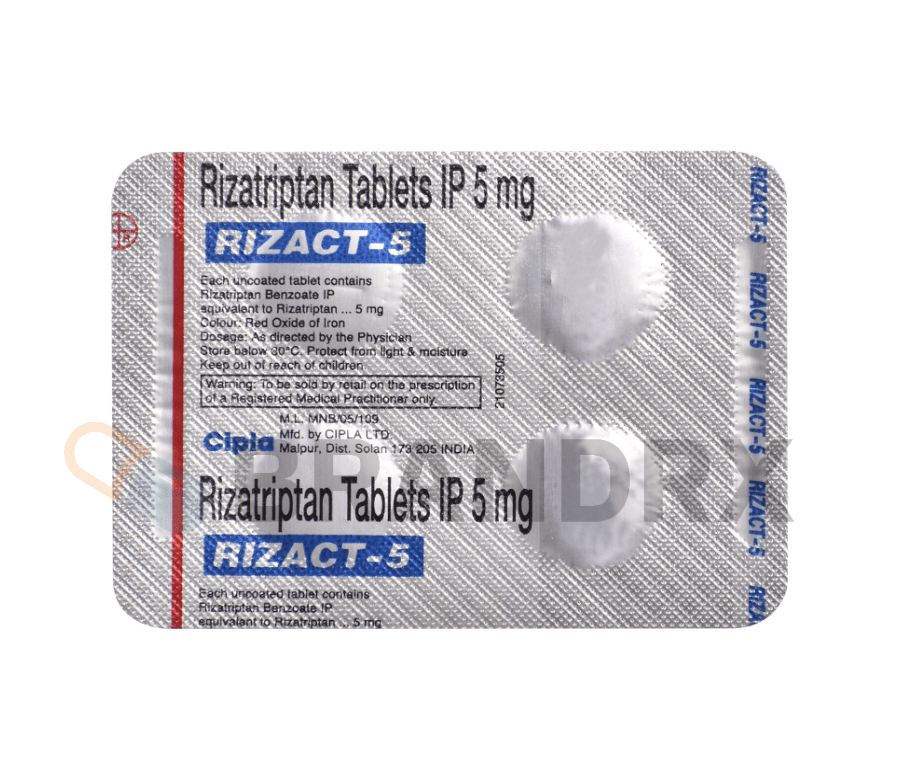 Rizact 5 mg Cipla