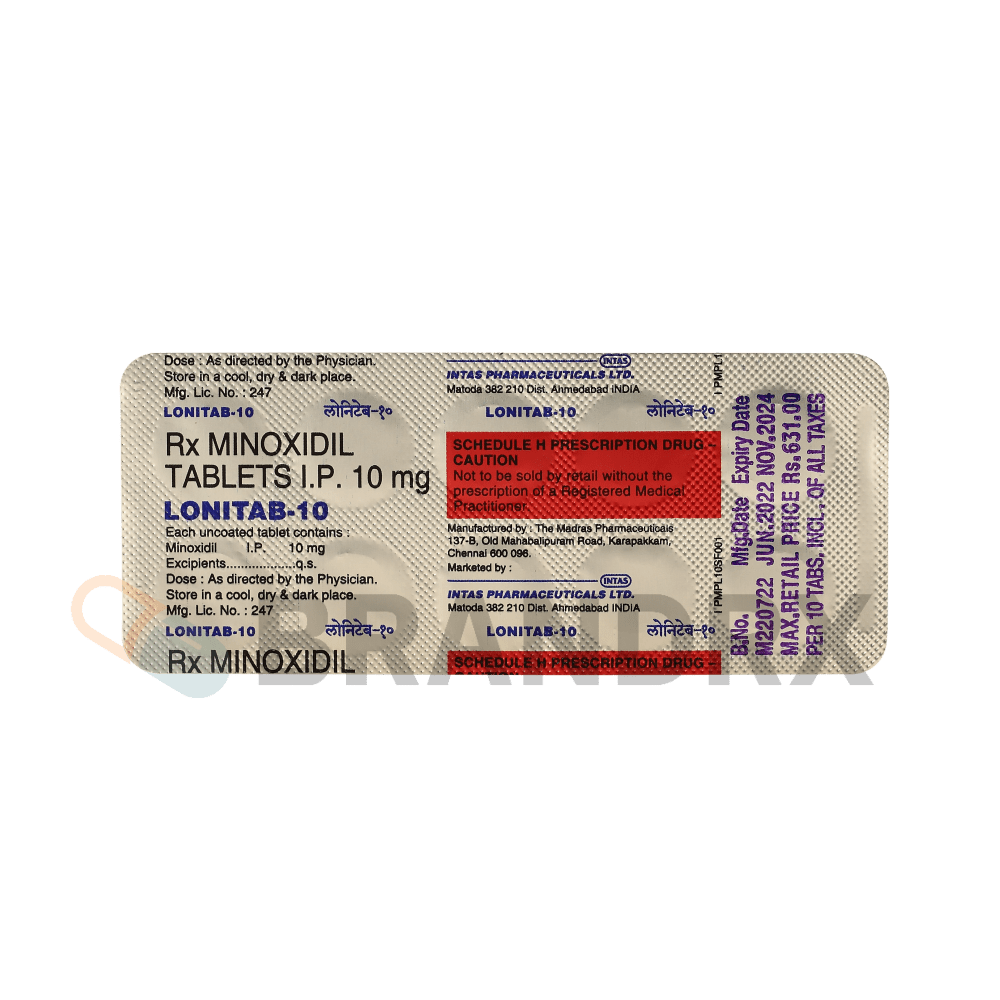 Lonitab 10 mg Intas Pharmaceuticals
