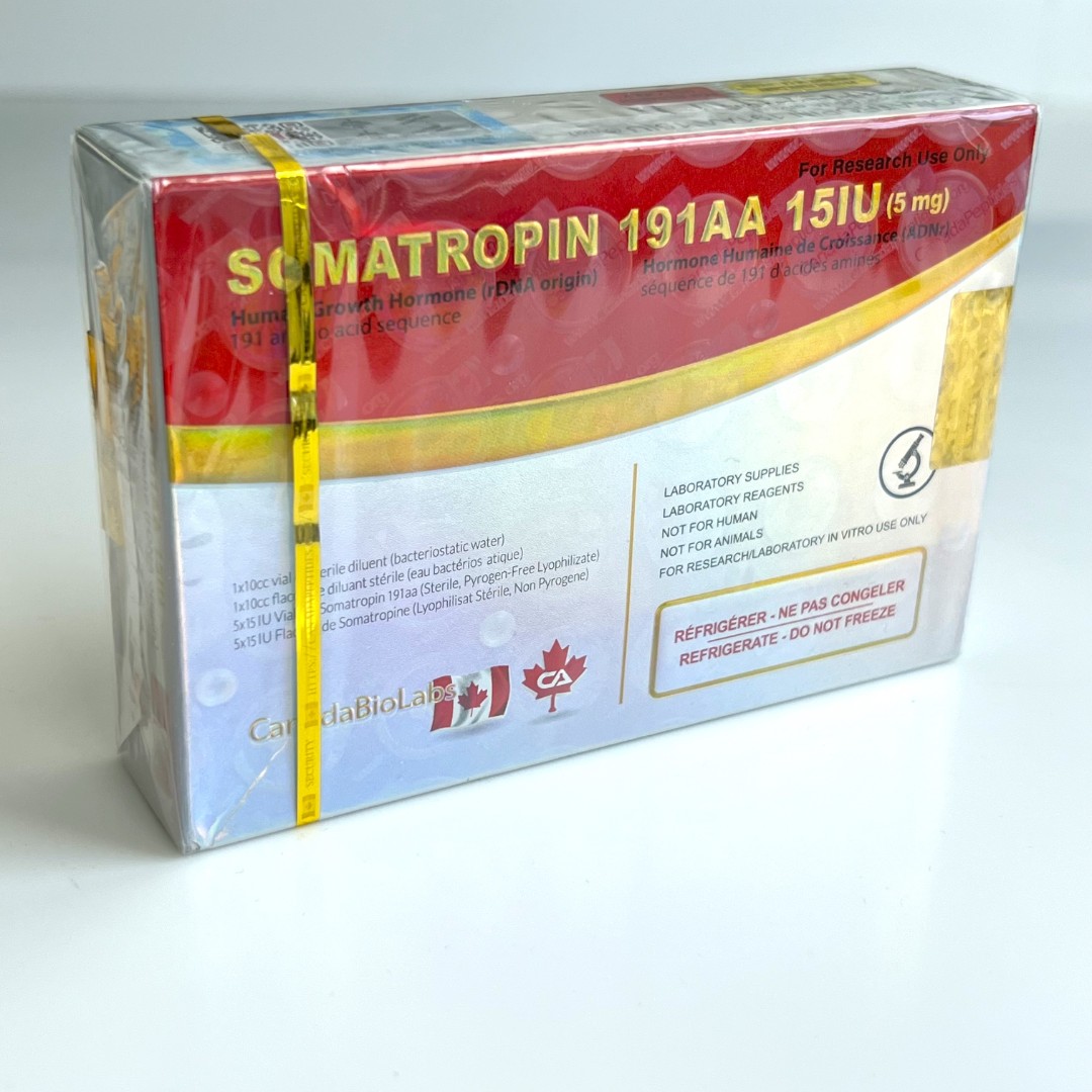 SOMATROPIN 191AA 75 IU (USA Domestic) Canada Peptides Canada Peptides