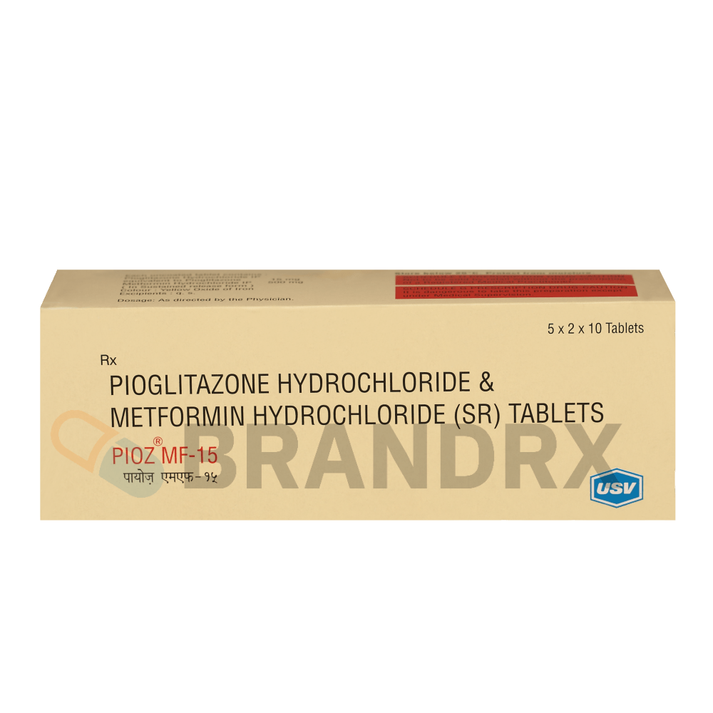 Pioz MF 15/500 mg USV Private Ltd.