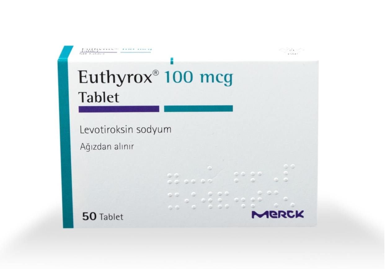 EUTHUROX (LEVOTIROKSIN) 100 MCG 50 TAB MERCK Merck