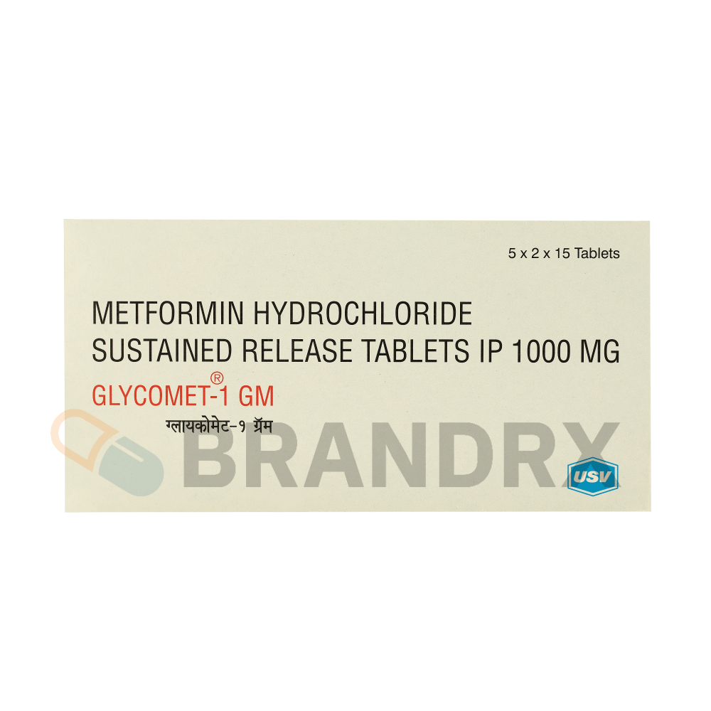 Glycomet SR 1000 mg USV Private Ltd.