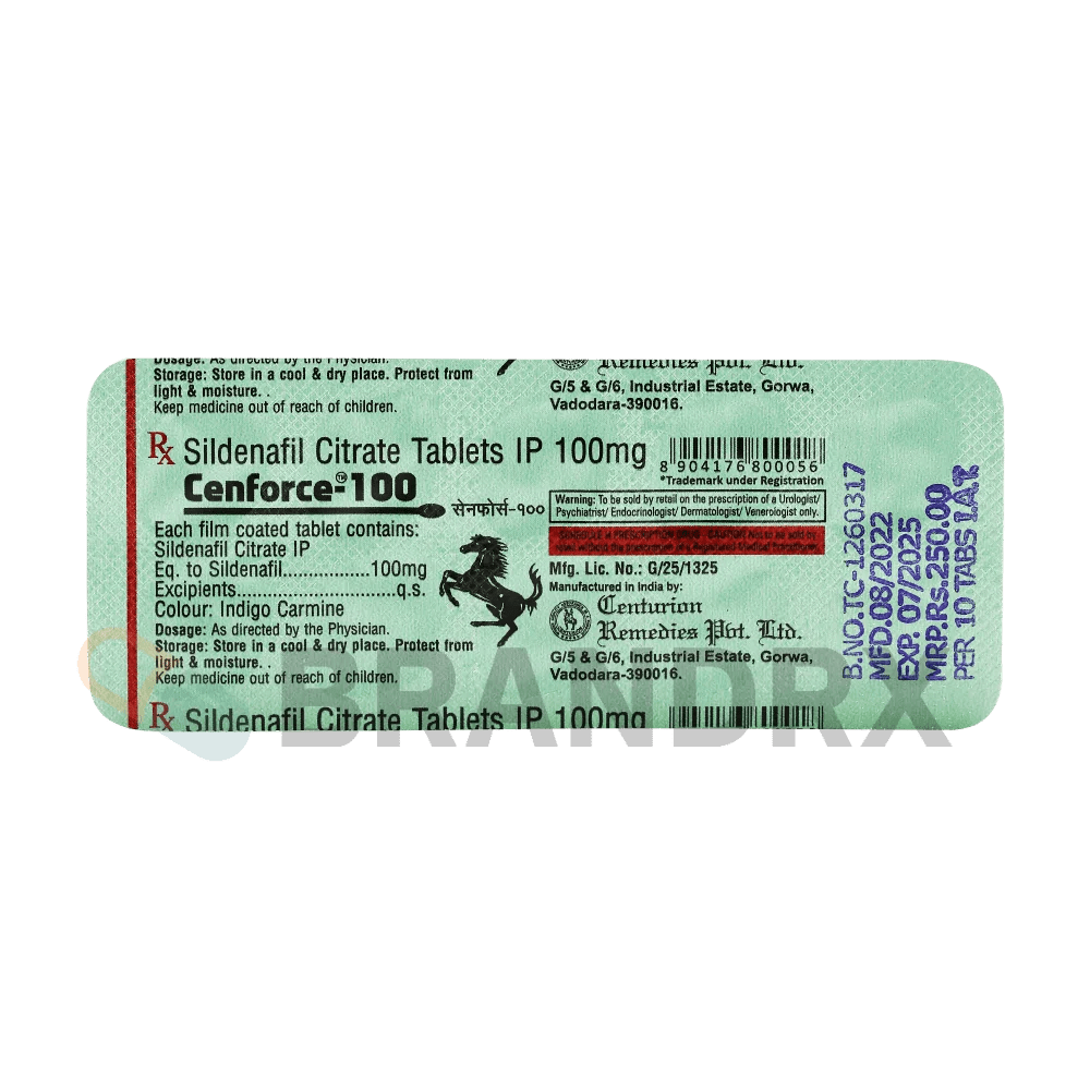 Cenforce 100 mg Centurion Laboratories