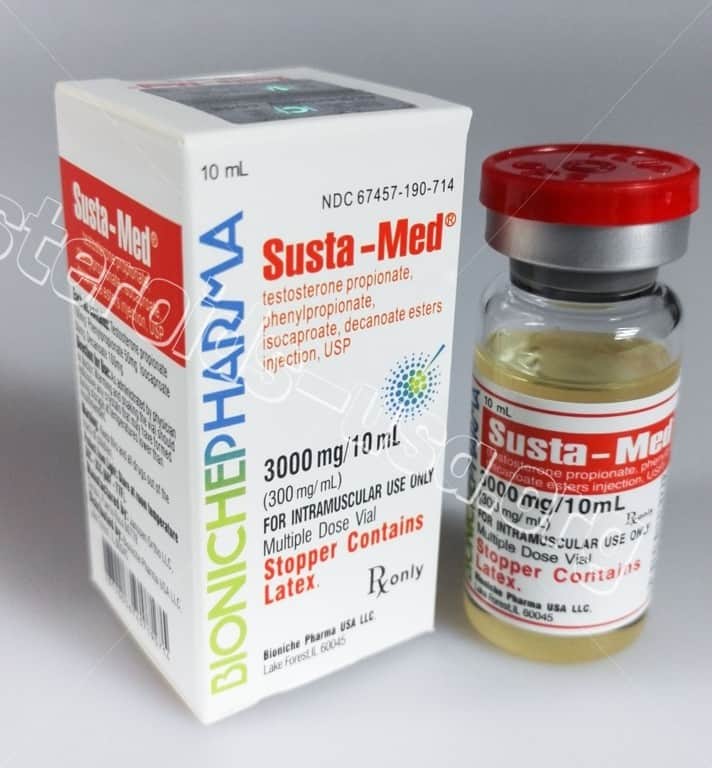 Susta-Med Bioniche Pharmacy (Sustanon) 10ml (300mg/ml) Bioniche Pharmaceuticals
