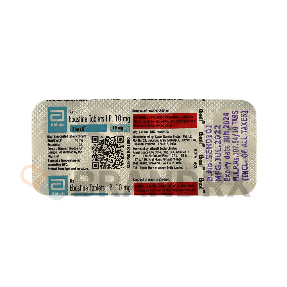 Ebasil 10 mg Abbott Healthcare Pvt. Ltd.