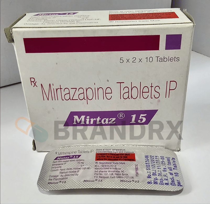 Mirtaz 15 mg Sun Pharmaceuticals Industries