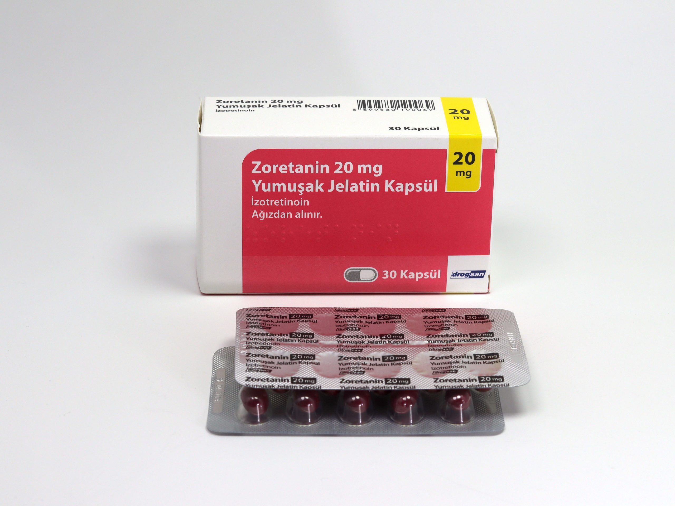 Zoretanin 20 mg (Accutane) Pharmaceutical