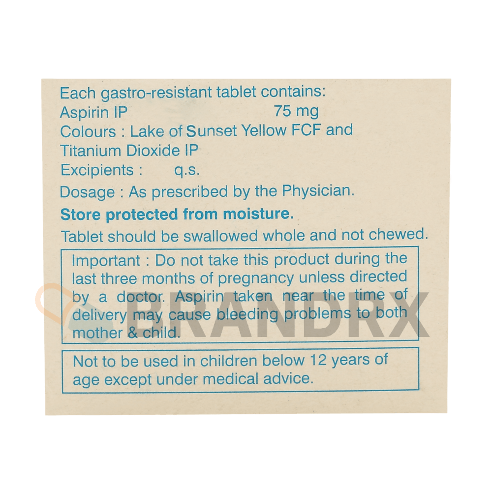 Ecosprin 75 mg USV Private Ltd.