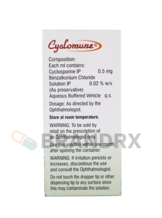 Cyclomune Eye Drops 0.05% Sun Pharmaceuticals Industries