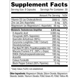METABOLIC NUTRITION – METATEST 240 caps Metabolic Nutrition