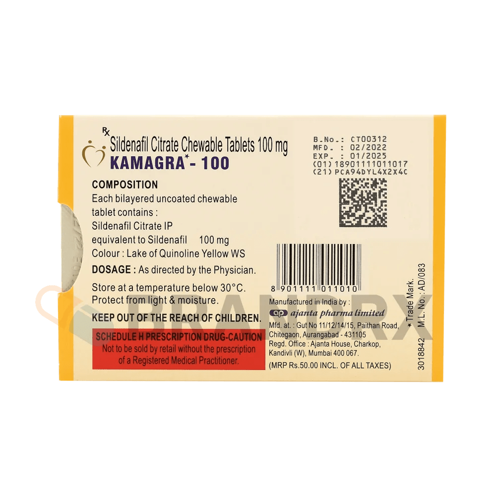 Kamagra Polo 100 mg Ajanta Pharma