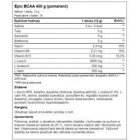 Peak Performance – Epic BCAA 400 g Peak Performance