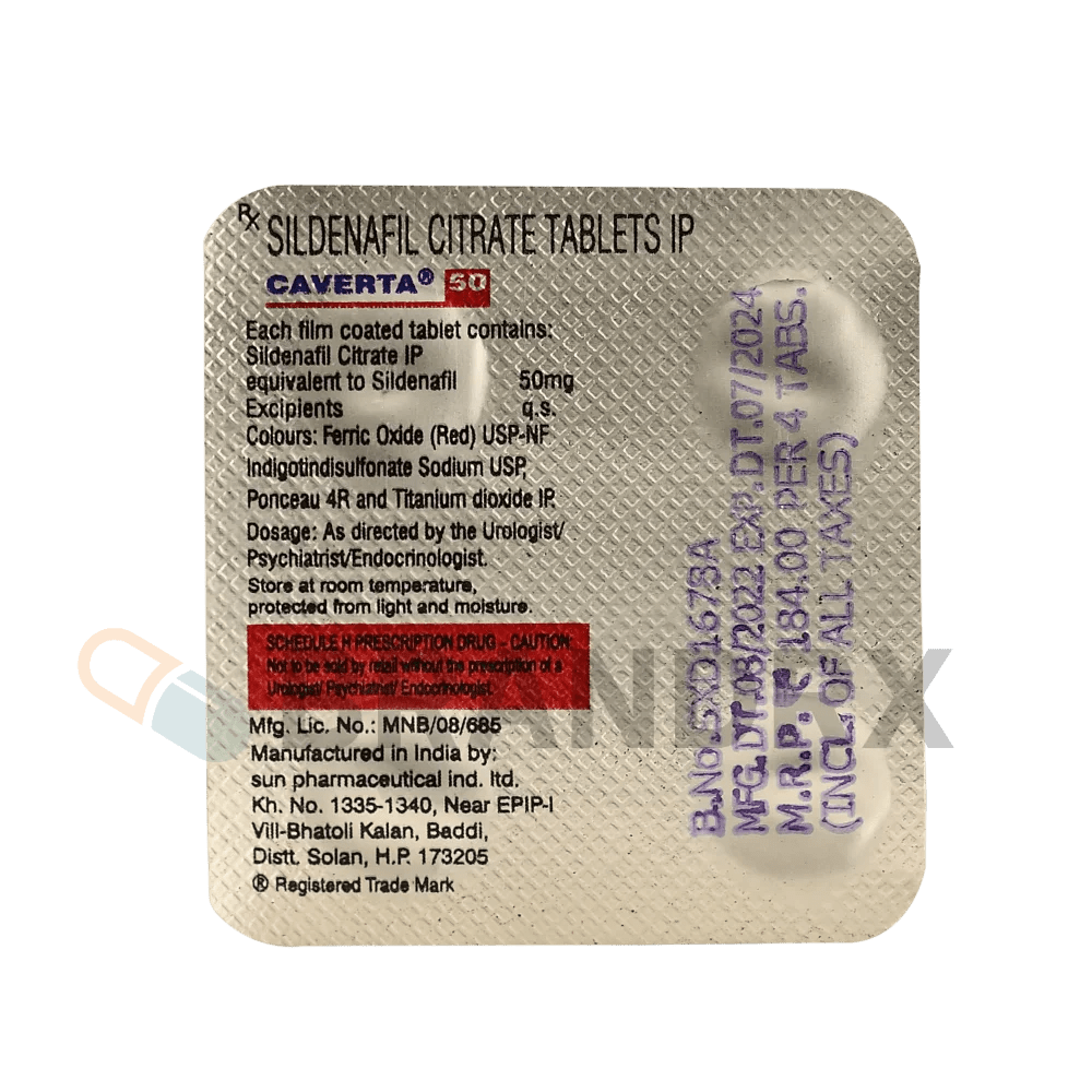 Caverta 50 mg Ranbaxy